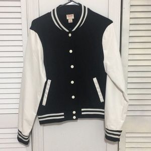 Black & White Varsity Jacket